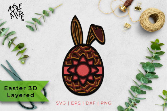 3D Layered Easter Egg