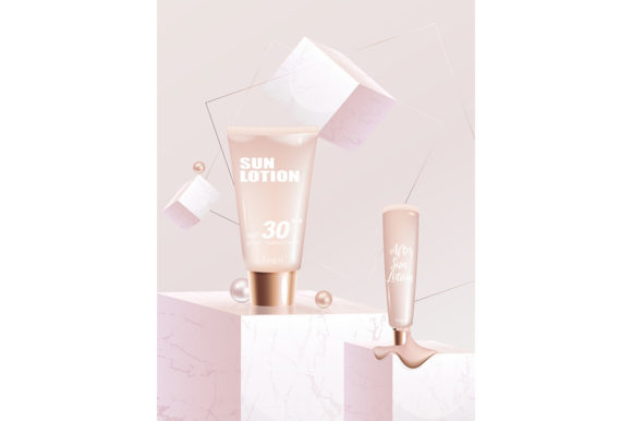 Evaluating the Sunscreen in Tubes Realistic Product for Professional Branding and Marketing