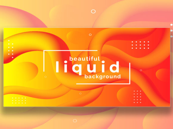 Liquid 3d Abstract Background Graphic