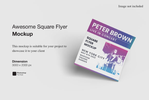 Mastering Professional Presentation with the Awesome Square Flyer Mockup