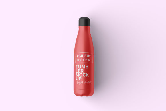 Top View Realistic Tumbler Mockup: A Practical Evaluation for Designers