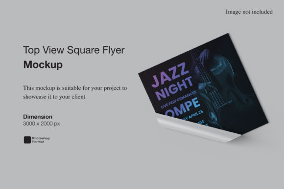Top View Square Flyer Mockup: The Ultimate Tool for Professional Design Presentation