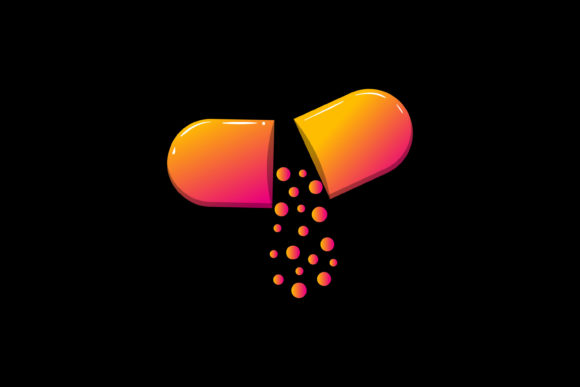 Understanding the Medical Icon with Yellow 3D Capsule for Creative Projects